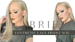 MORAMODE SYNTHETIC LACE WIG REVIEW  Effortless Natural Looking Synthetic Wig with Natural Hairline [upl. by Odravde325]