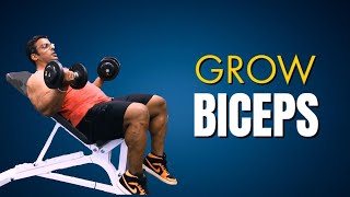 4 BEST Dumbbell BICEP Workout  Yatinder Singh [upl. by Ashlie896]