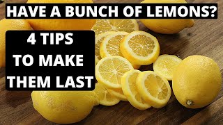 Too Many Lemons Preserve Lemons 4 Ways [upl. by Anirad]