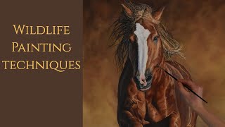 How To Paint a Horse in Oils  Color Mixing Secrets [upl. by Wrennie]