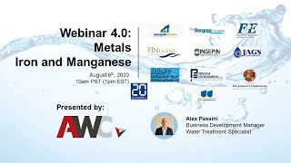 AWC Webinar 4 0  Iron and Manganese [upl. by Carmita]