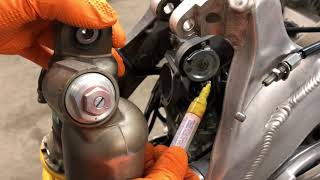 How to remove honda crf450R carburator THE EASY WAY 2002 2003 2004 2005 2006 2007 2008 [upl. by Persson]