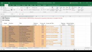 How to Build a Salary Structure with simple Market Midpoints [upl. by Ahsinra120]