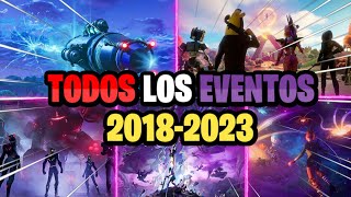 TODOS LOS EVENTOS FINALES DE FORTNITE 20182023 [upl. by Ettennat]