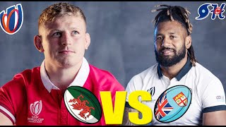 WALES vs FIJI Rugby Live Play by Play  Dragons vs Flying Fijians Rugby World Cup 2023 [upl. by Atisusej257]