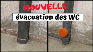 Création découlement pour un WC [upl. by Elleuqram]