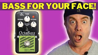 Bass Octave Pedal  EBS Octabass Demo [upl. by Lorimer]