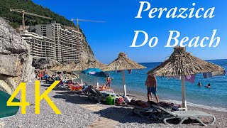 Perazica Do Beach 🏝️ Montenegro 🇲🇪 4K Walking Tour [upl. by Tugman]