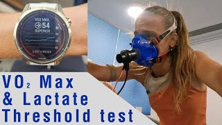 VO2 MAX amp LACTATE THRESHOLD TEST  How accurate is Garmin [upl. by Eniamrahs]