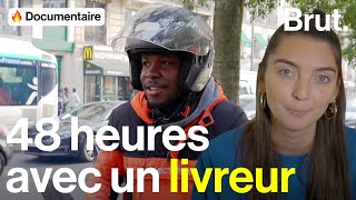 Le quotidien d’un livreur de repas à Paris [upl. by Drobman]