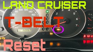 How to reset TBelt Light Toyota Land cruiser [upl. by Inoek]