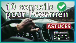 10 conseils pour réussir lexamen  Permis de conduire [upl. by Ahsienauq]