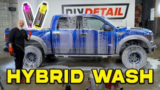 How to HYBRID WASH amp DECONTAMINATE paint Rare Ford Raptor ceramic coating prep [upl. by Hehre]