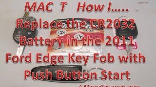 How To Program A Ford Edge Smart Key Remote Fob 2011  2015 [upl. by Cirtemed20]