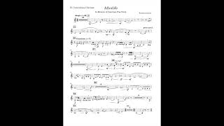 Afterlife B flat Contrabass Clarinet part by Rossano Galante [upl. by Annaierb]