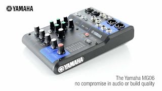 Yamaha MG06 Compact Analog Mixing Console [upl. by Laersi]