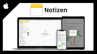 Apple Notizen Das Große Tutorial Apple Life Tutorial Serie Episode 7 [upl. by Ilojne]