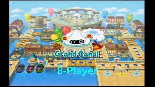 Mario Party 7 8Player Grand Canal 30 Turns [upl. by Aras343]