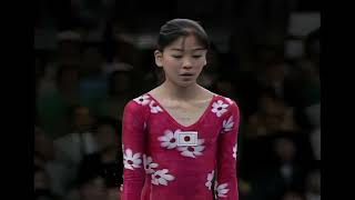 TO JPN 1988 Olympics Miho Shinoda FX 9 550 [upl. by Tisbee]