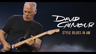 Slow Blues Backing Track  David Gilmour Style Am [upl. by Malvie]