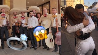 EPIC PROPOSAL in Europe  Propuesta Mexicana en Croacia  MARIACHI LOS CABALLEROS [upl. by Cortie]