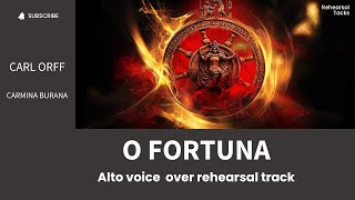 Carl Orff Carmina Burana O fortuna Voice over Alto [upl. by Ozan]