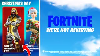 Fortnite Apologizes FREE Skin for Christmas [upl. by Harsho]