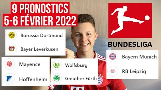 Pronostics Foot  MES 9 PRONOSTICS BUNDESLIGA 56 FÉVRIER 2022  Bayern  Leipzig [upl. by Sitnik]