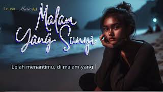 Malam Yang Sunyi  AI MUSIC  pop music ai artist singer sing [upl. by Einahc]