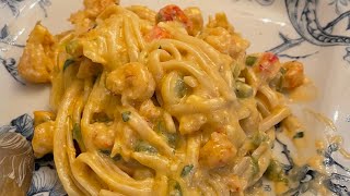 Crawfish fettuccine is the way to happiness 😋😋 [upl. by Morra]