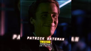 Patrick Bateman  Twixtor Scene Pack  4K  No CC [upl. by Corabella]