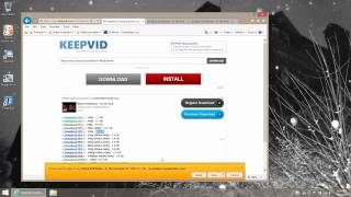 keepvid tutorial [upl. by Nonie]