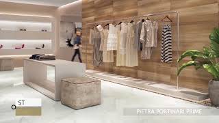 Pietra Portinari Prime  Unglazed porcelain tile  High performance design [upl. by Lajib189]