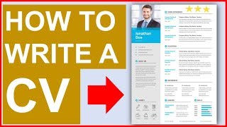 HOW TO WRITE A BRILLIANT CV CV Templates Included [upl. by Schug981]