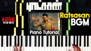 Ratsasan Bgm Piano Cover  Christopher BGM Ratsasan  Ratchasan Piano bgm Sheet Music Tutorial [upl. by Ecar]