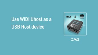 Use WIDI Uhost as a USB Host device [upl. by Lothair699]