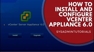 vSphere 6  How to install and configure VMware vCenter 6 Appliance [upl. by Anits]