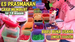 ES BUAH PRASMANAN SURABAYA OMSET TEMBUS 30JUTABULAN LENGKAP CARA BUAT NYA [upl. by Gninnahc]