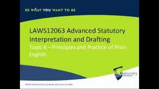 Legal writing course Plain English Writing [upl. by Saxen]