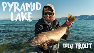 Fishing Pyramid Lake Giant Trout [upl. by Arnon]