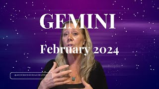 Gemini  OMG A Big Opportunity Arrives February 2024 Guided Psychic Tarot General [upl. by Otilopih]