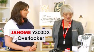 Janome 9300DX Overlocker Overview [upl. by Enale]