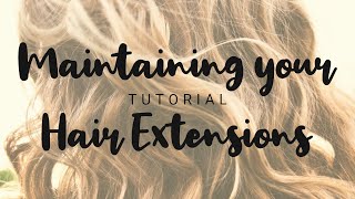 How to do your own Fusion Hair Extensions [upl. by Ydnahs]