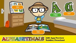 Animal ABC Games for Kids Alphabetimals App 30 Preview  Alphabetimalscom [upl. by Naeloj]