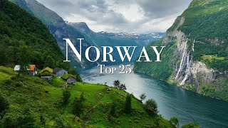 Top 25 Places To Visit in Norway  Travel Guide [upl. by Henrieta839]