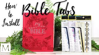 How to Install Bible Tabs [upl. by Ahsykal]