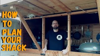 HOW TO BUILD A BBQ SHACK ON A BUDGET [upl. by Madda]