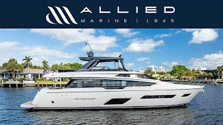 2019 Ferretti Yachts 780 for Sale  quotFOREVER YOUNGquot [upl. by Stutzman]