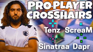 The BEST VALORANT Pro Player Crosshairs and Which One YOU Should Use With Codes [upl. by Fred]