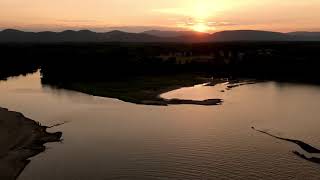 Willsboro New York Adirondacks Noblewood Beach Boquet River Delta Lake Champlain June 2021 DJI Mavic [upl. by Eicul]